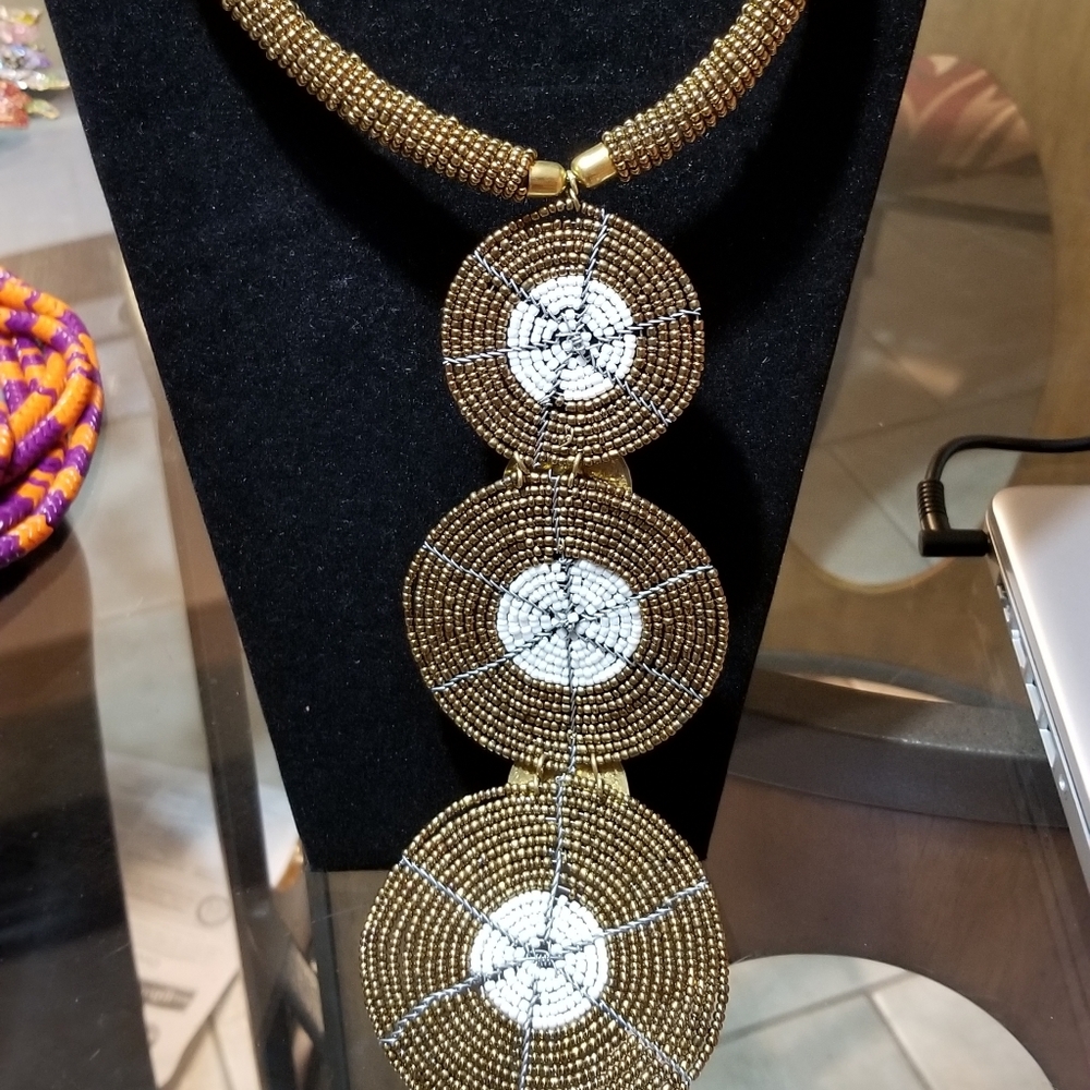 Sassy Jones Vintage Necklace Tribal